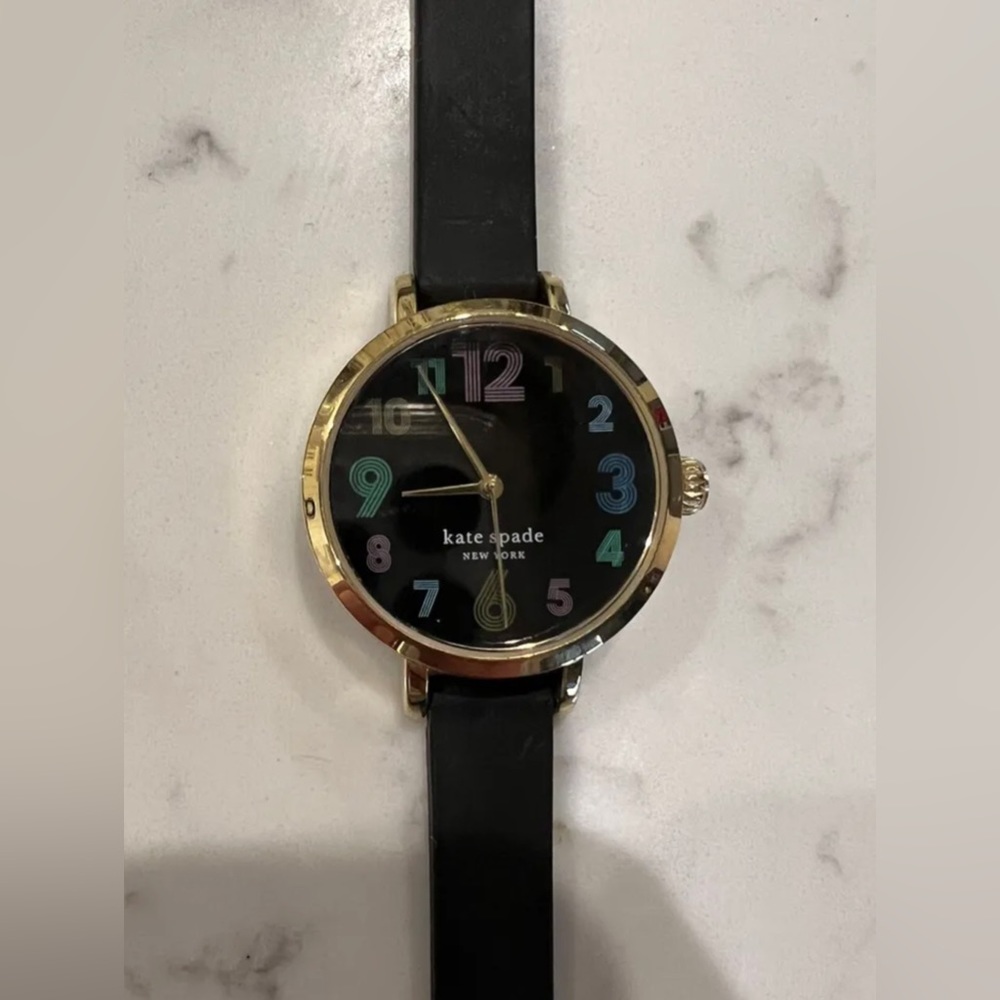 Kate Spade Black & Gold Metro Women’s Watch